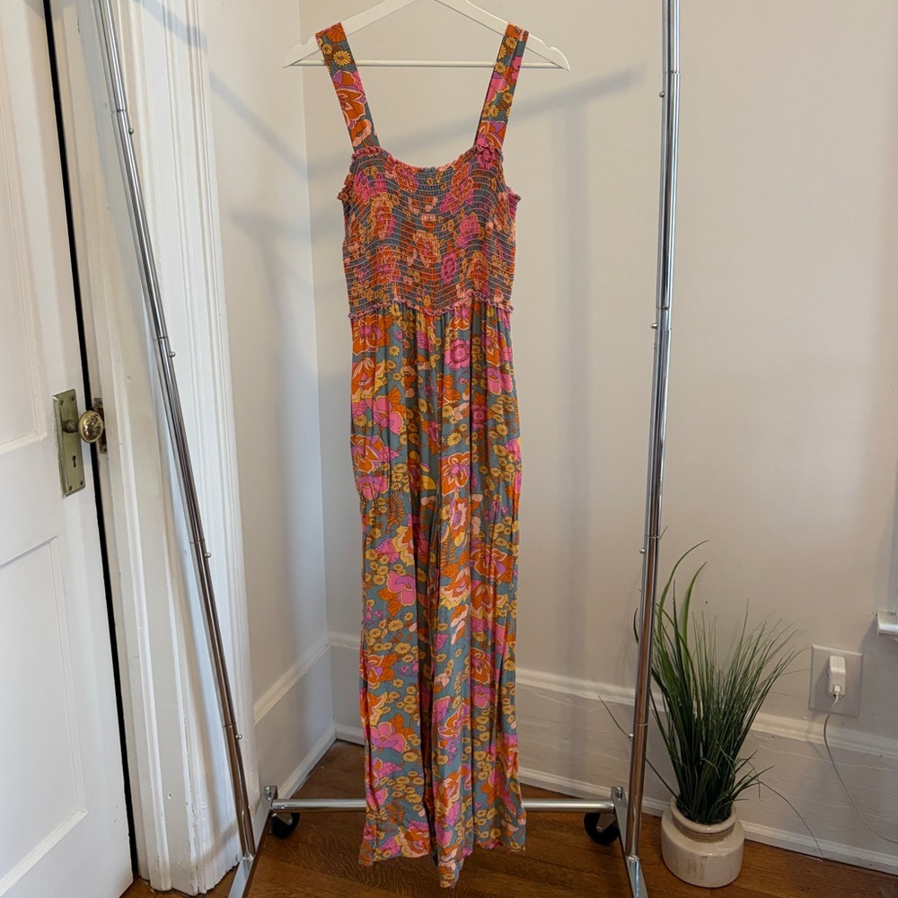 Floral 70s Jumpsuit